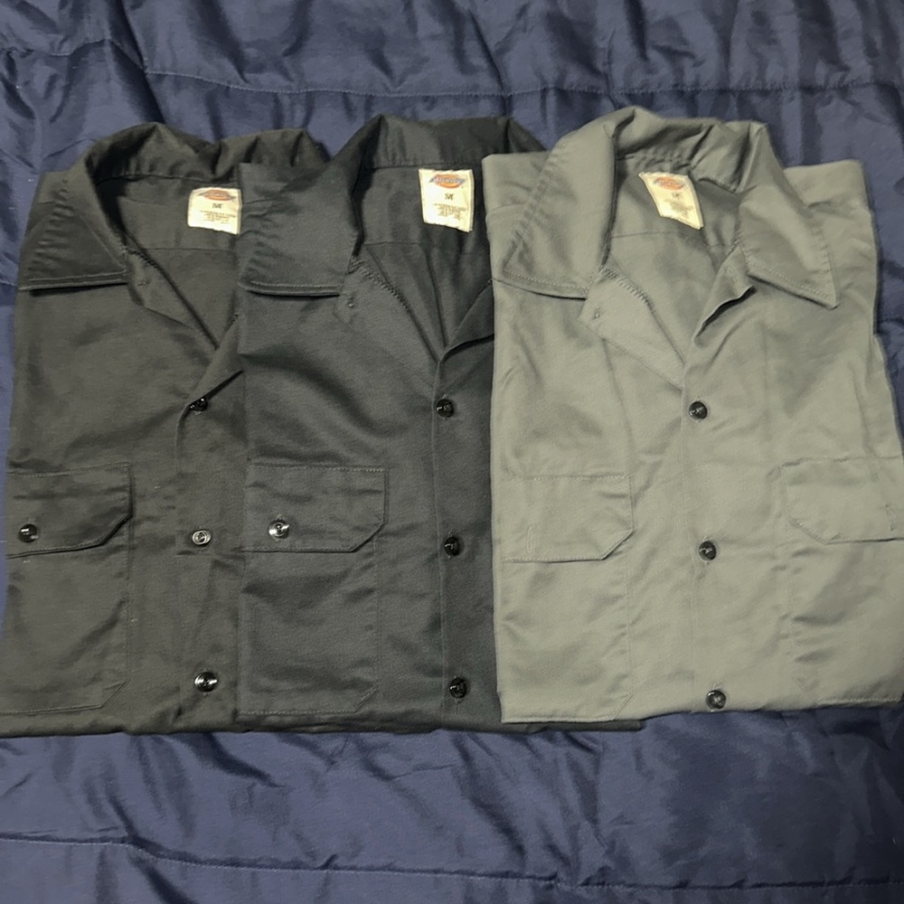 Men’s Short Sleeve Dickie Button Up Shirts